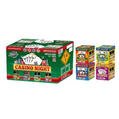 casino night 200 gram cake miracle firework