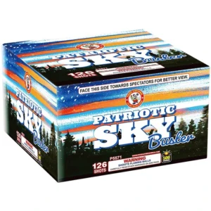 patriotic sky buster 500 gram cake winda firework