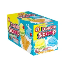 double scoop 20 shots 500 gram cake winda firework