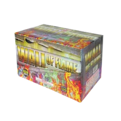 wall of flame 500 gram cake iron man firework