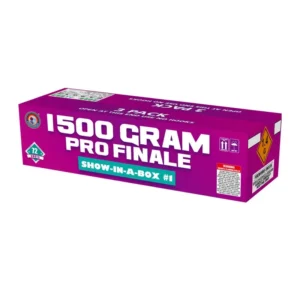 1500 gram pro finale 500 gram cake fisherman firework