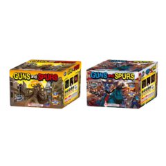 guns and spurs 200 gram cake miracle firework