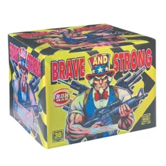 brave and stong 500 gram cake iron man firework