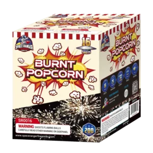 burnt popcorn 200 gram cake space ranger firework