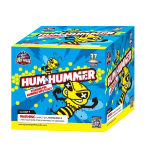 hum and hummer 350 gram cake space ranger firework