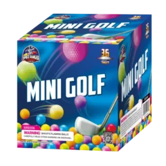 mini golf 200 gram cake space ranger firework