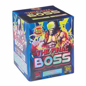 the final boss 200 gram cake iron man firework