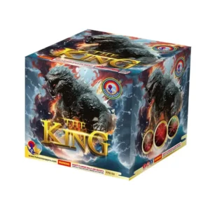 the king 500 gram cake fisherman firework