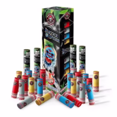 peacock spider artillery shells raccoon firework