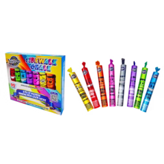 sidewalk chalk smoke bombs miracle firework