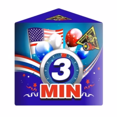 3 min fountain monkey mania firework