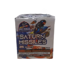 Saturn Missile Battery 25 Shots space ranger firework